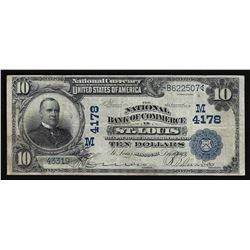 1902 $10 The National Bank of Commerce St. Louis, Missouri National Currency Not