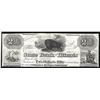 Image 1 : 1800s $2.50 The State Bank of Illinois Obsolete Bank Note Cut Canceled