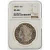 Image 1 : 1898-S $1 Morgan Silver Dollar Coin NGC MS64+