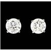 Image 1 : 14KT White Gold 1.90ctw Diamond Earrings