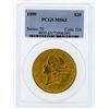 Image 1 : 1899 $20 Liberty Head Double Eagle Gold Coin PCGS MS63