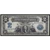 Image 1 : 1899 $2 Mini Porthole Silver Certificate Note