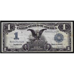 1899 $1 Black Eagle Silver Certificate Note