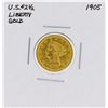 Image 1 : 1905 $2 1/2 Liberty Head Quarter Eagle Gold Coin