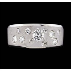 14KT White Gold 0.67ctw Diamond Ring
