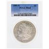 Image 1 : 1881-S $1 Morgan Silver Dollar Coin PCGS MS65