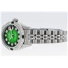 Image 6 : Rolex Ladies Stainless Emerald Sapphire and Diamond Datejust Wristwatch