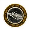 Image 2 : .999 Silver Aladdin Resort and Casino $10 Casino Gaming Token Limited Edition
