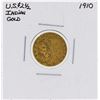 Image 1 : 1910 $2 1/2 Indian Head Quarter Eagle Gold Coin