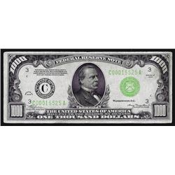 1934 $1000 Federal Reserve Note Philadelphia