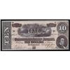 Image 1 : 1864 $10 Confederate States of America Note