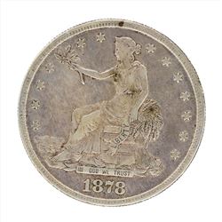 1878-S $1 Trade Silver Dollar Coin