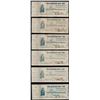 Image 1 : Lot of (6) 1860s The San Augustine Mining Company Stock Certs