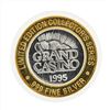 Image 1 : .999 Silver Grand Casino $10 Casino Gaming Token Limited Edition