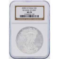 2008 W SILVER EAGLE RE. OF 2007 NGC70