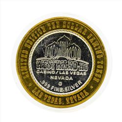 .999 Silver Westward Ho Casino Las Vegas $10 Casino Gaming Token Limited Edition