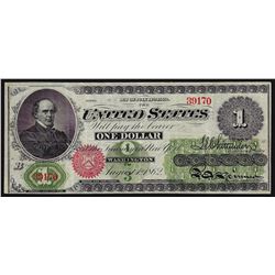 1862 $1 Legal Tender Note Fr. 17A