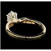 Image 4 : 14KT Yellow Gold 0.56ctw Diamond Ring