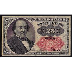 1874 Twenty-Five Cents Fifth Issue Fractional Note