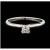 Image 1 : 14KT White Gold 0.30ct Diamond Ring