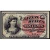 Image 1 : 1863 Ten Cents Fourth Issue Fractional Note