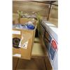 Image 1 : TWO BOXES OF YARN AND QUILTERS FLOOR FRAME