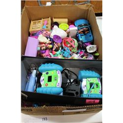 BOX OF KDIS TOYS