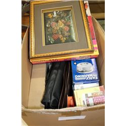 LARGE BOX OF VARIOUS ESTATE GOODS