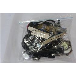 BAG OF LOST PROPERTY WATCHES