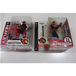 TWO MCFARLANE FIGURES HEATLEY AND ALFREDSSON