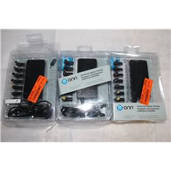 3 UNIVERSAL LAPTOP CHARGING KITS