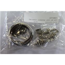 LOT OF LOST PROPERTY STERLING JEWELLRY
