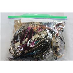 BAG OF LOST PROPERTY JEWELLRY