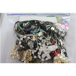 BAG OF LOST PROPERTY JEWELLRY