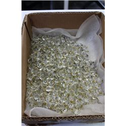 TRAY OF CHANDELIER CRYSTALS