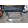 Image 1 : METAL GLASSTOP COMPUTER DESK