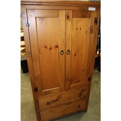 RUSTIC PINE WARDROBE