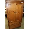 Image 1 : RUSTIC PINE WARDROBE