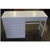 Image 1 : PAINTED WHITE SINGLE PEDESTLE DESK