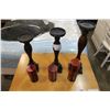 Image 1 : THREE CANDLESTANDS AND CANDLES