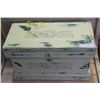 Image 1 : SMALL PAINTED WOOD TRUNK