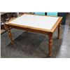 Image 1 : TILE TOP DINING TABLE