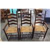 Image 1 : THREE ROPE SEAT ARMCHAIRS
