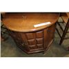 Image 1 : ROUND WALNUT ENDTABLE