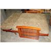 Image 2 : MISSION STYLE FOLD OUT FUTON BED WITH MATTRESS
