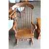 Image 1 : STENCILLED MAPLE ROCKER