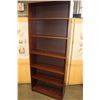 Image 2 : CHERRY FINISH 7 FOOT BOOKSHELF