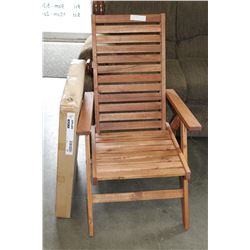 TWO TEAK ARMCHAIRS