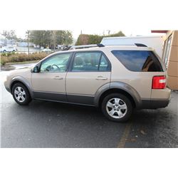 2007 FORD FREESTYLE GOLD WITH KEYS AND REGISTRATION