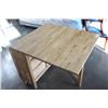 Image 1 : DROPLEAF DINING TABLE WITH 3-DRAWERS